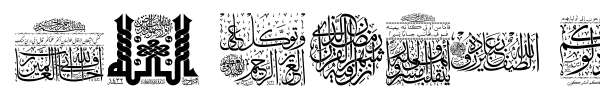 My Font Quraan 5 font preview